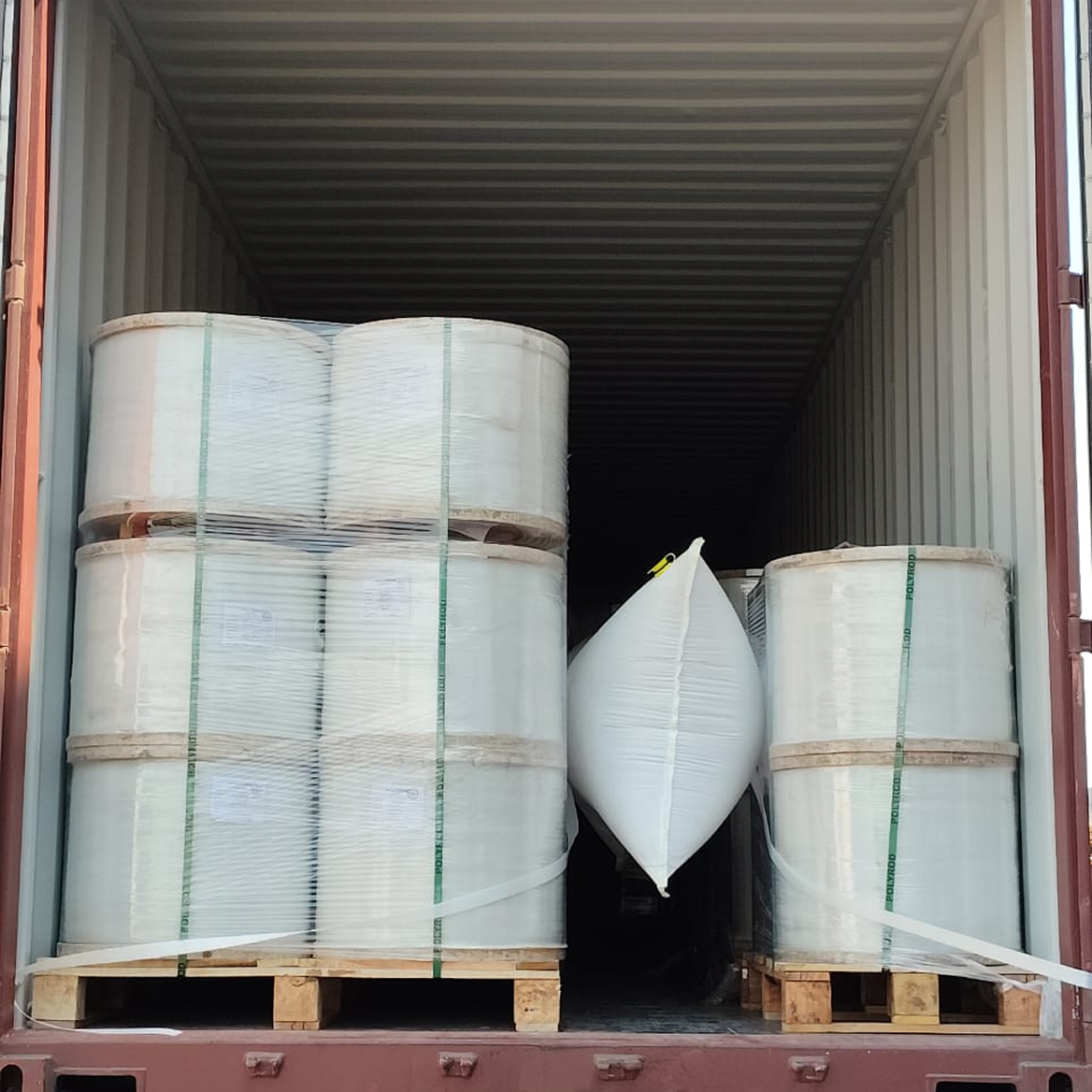 Fiber optic cable raw material packaging in USA